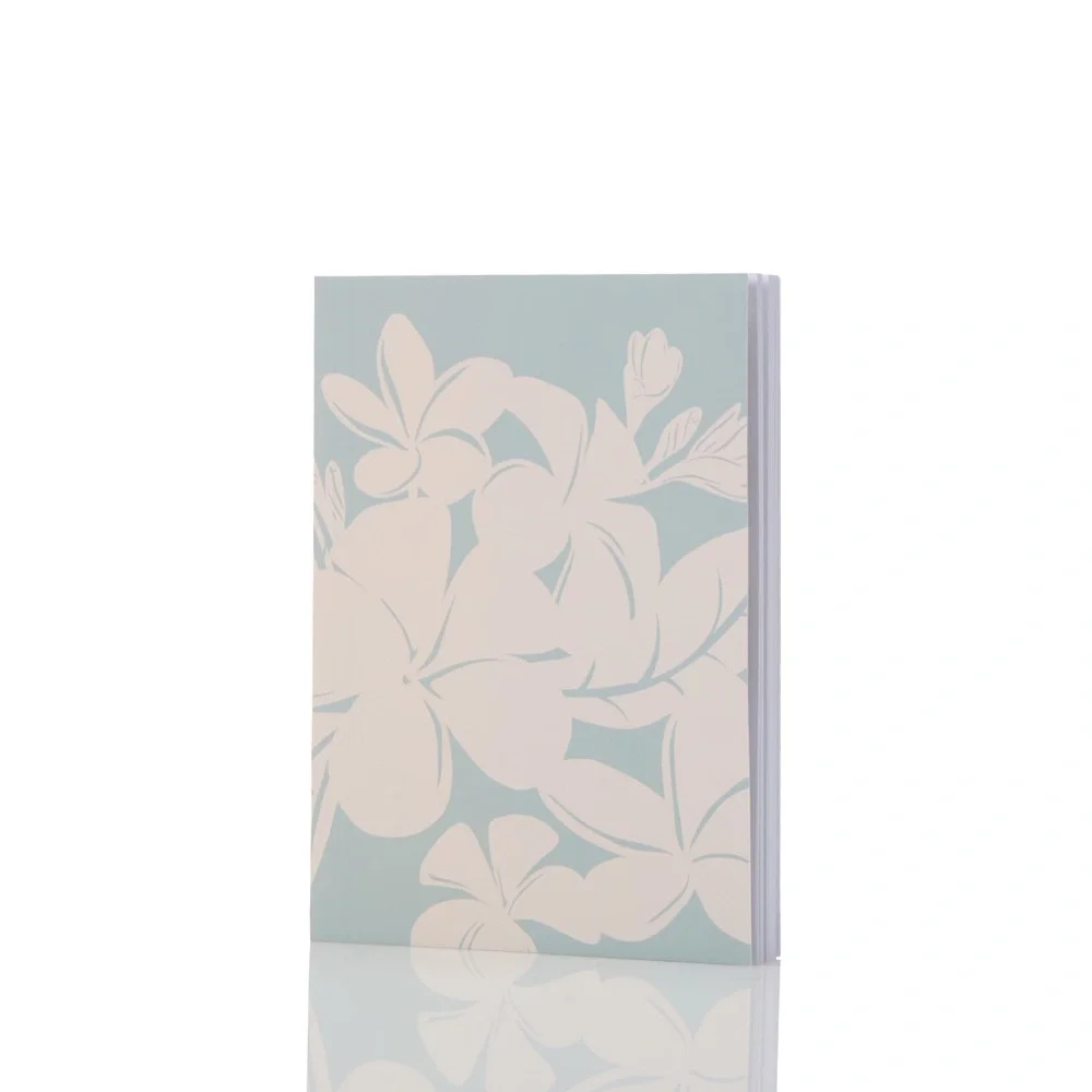 Aloha Collection Melia Notebook Low Tide Plumeria Flowers Journal 5” x 7”